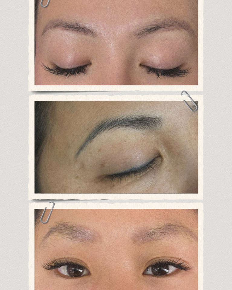 Blog red blue brows